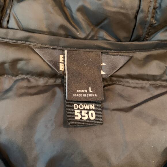 Eddie Bauer 550 Down Lightweight Zip-up Puffer Jacket | Navy Blue | Large - Picture 6 of 13